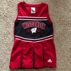 Adidas Wisconsin Badgers Girls Cheerleading Dress 6